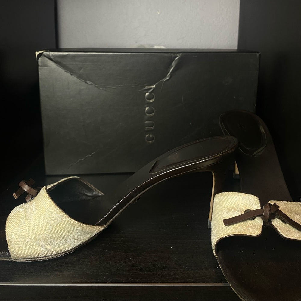 Vintage Gucci mules